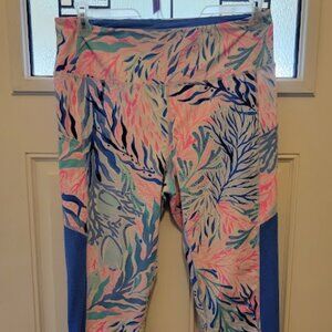 Lilly Pulitzer High Rise Weekender Midi Leggings NWOT